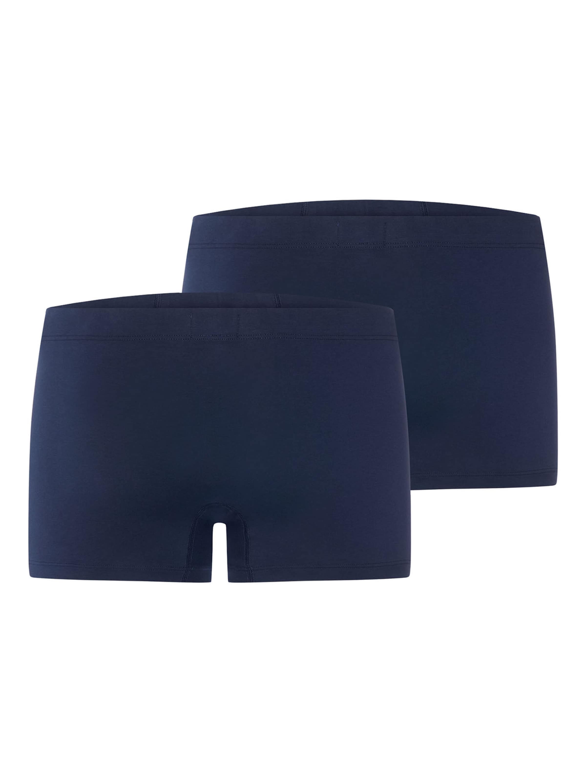 Hanro Boxershorts ' Cotton Essentials ' in Blauw