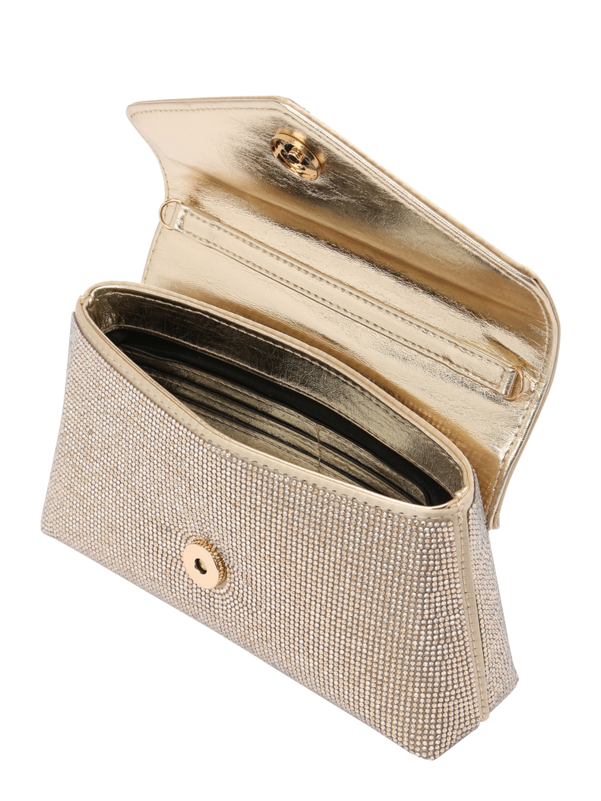 ALDO - Clutches 'BLINGITA' em ouro