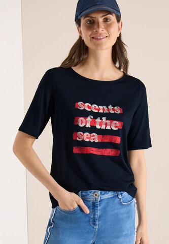 CECIL T-Shirt in Blau: Vorderseite