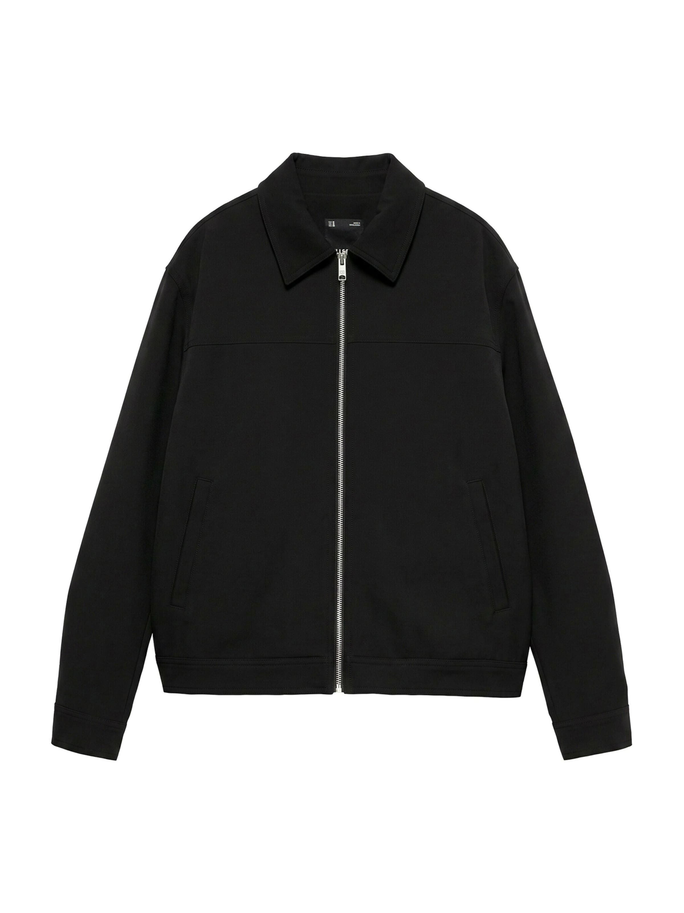 Pull&Bear Between-season jacket in Black: front