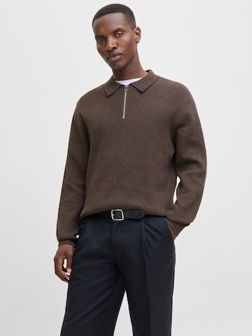 JACK & JONES Pullover '12281743'‌‌‌ in Braun