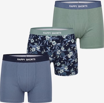 Boxers ' Jersey ' Happy Shorts en bleu : devant