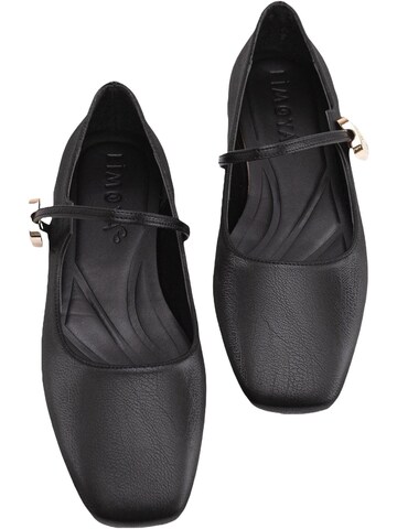 Limoya Strap ballerina in Black