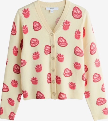 Cardigan Next en jaune : devant