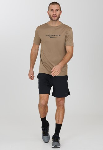 ENDURANCE Functioneel shirt 'Dipat' in Beige