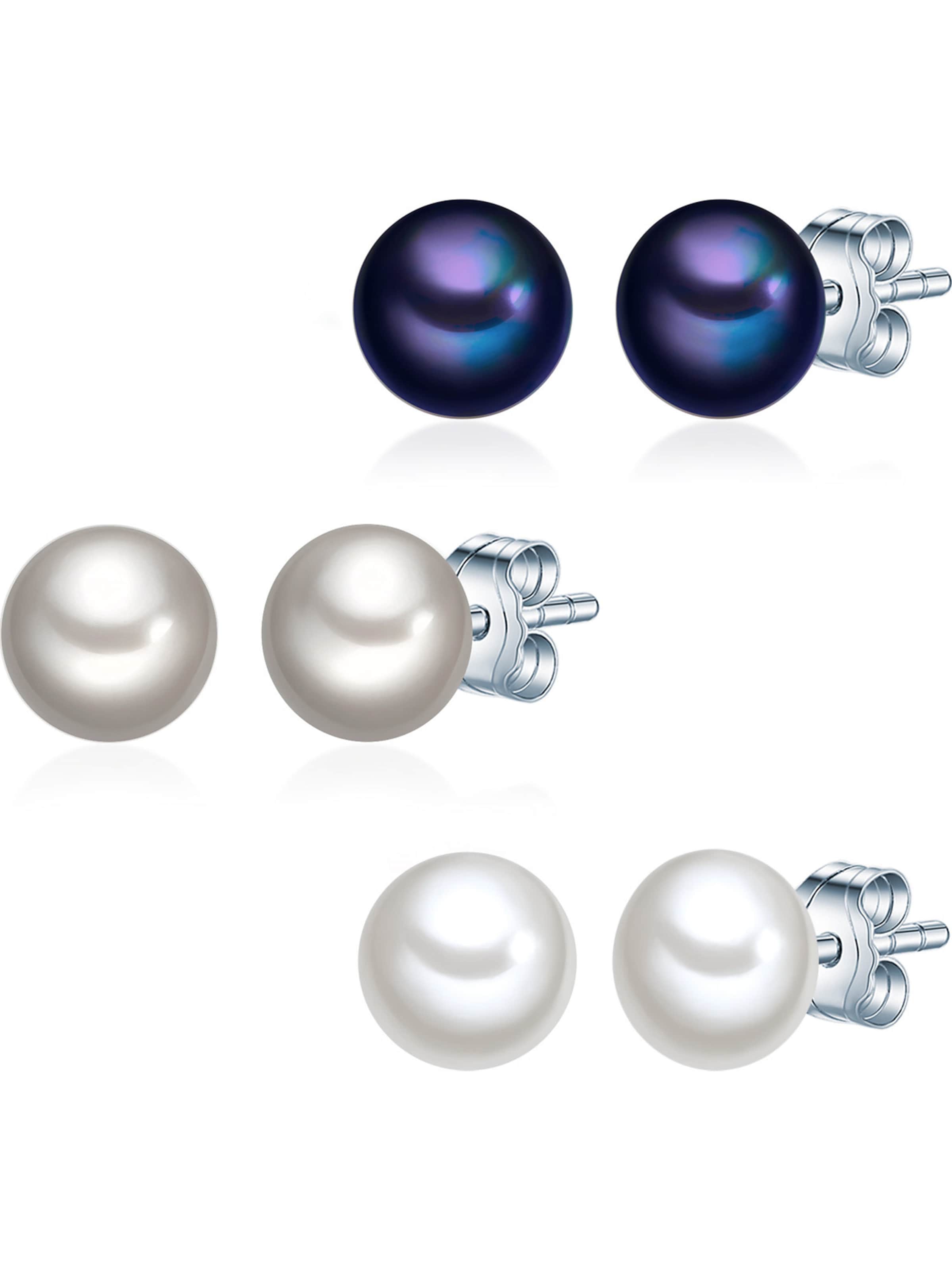 Valero Pearls Σκουλαρίκια σε ασημί: μπροστά