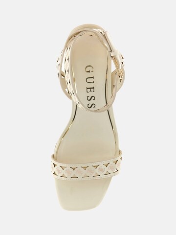 GUESS Strap Sandals 'Gastine' in Beige