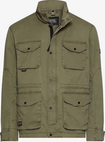 CAMEL ACTIVE Blouson mit rollbarer Kapuze in Grün: Vorderseite