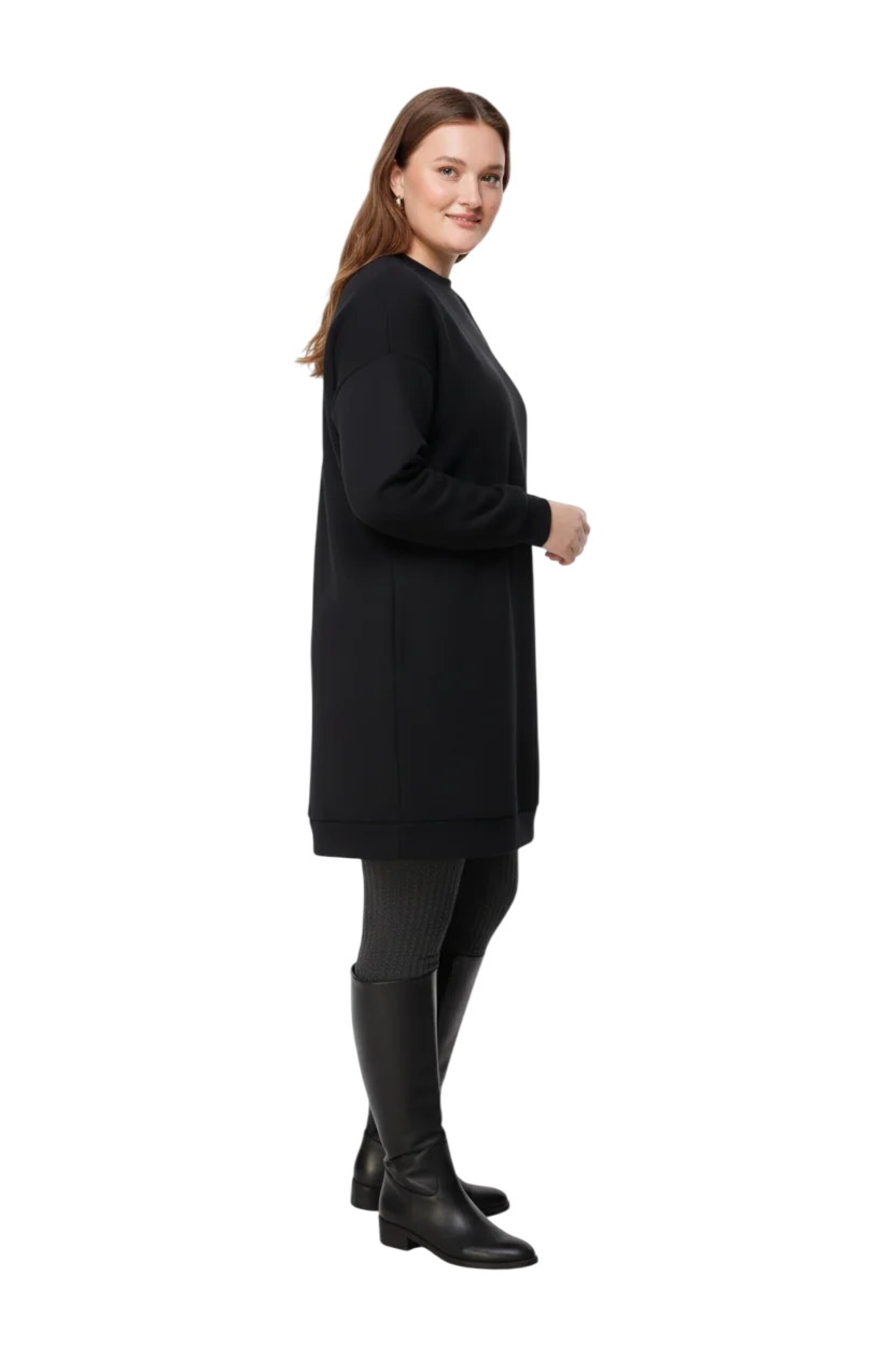 Shape Of You Jurk in Zwart