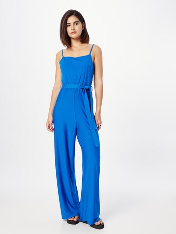 Tuta jumpsuit di minimum in blu: frontale