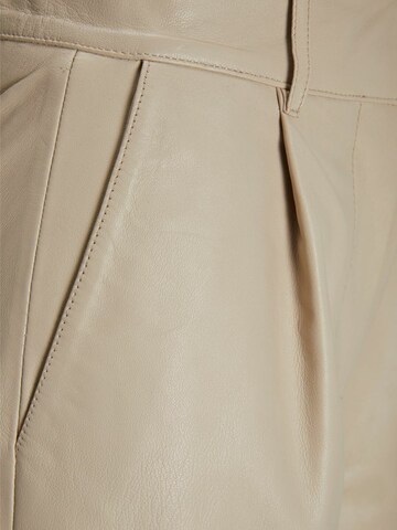 JJXX Wide leg Pleat-front trousers 'Pearl' in Beige