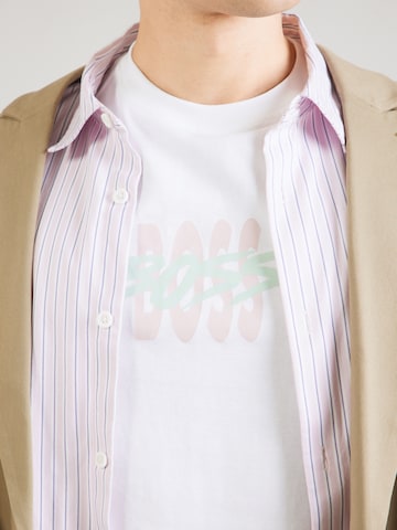 T-Shirt 'Bass' BOSS en blanc