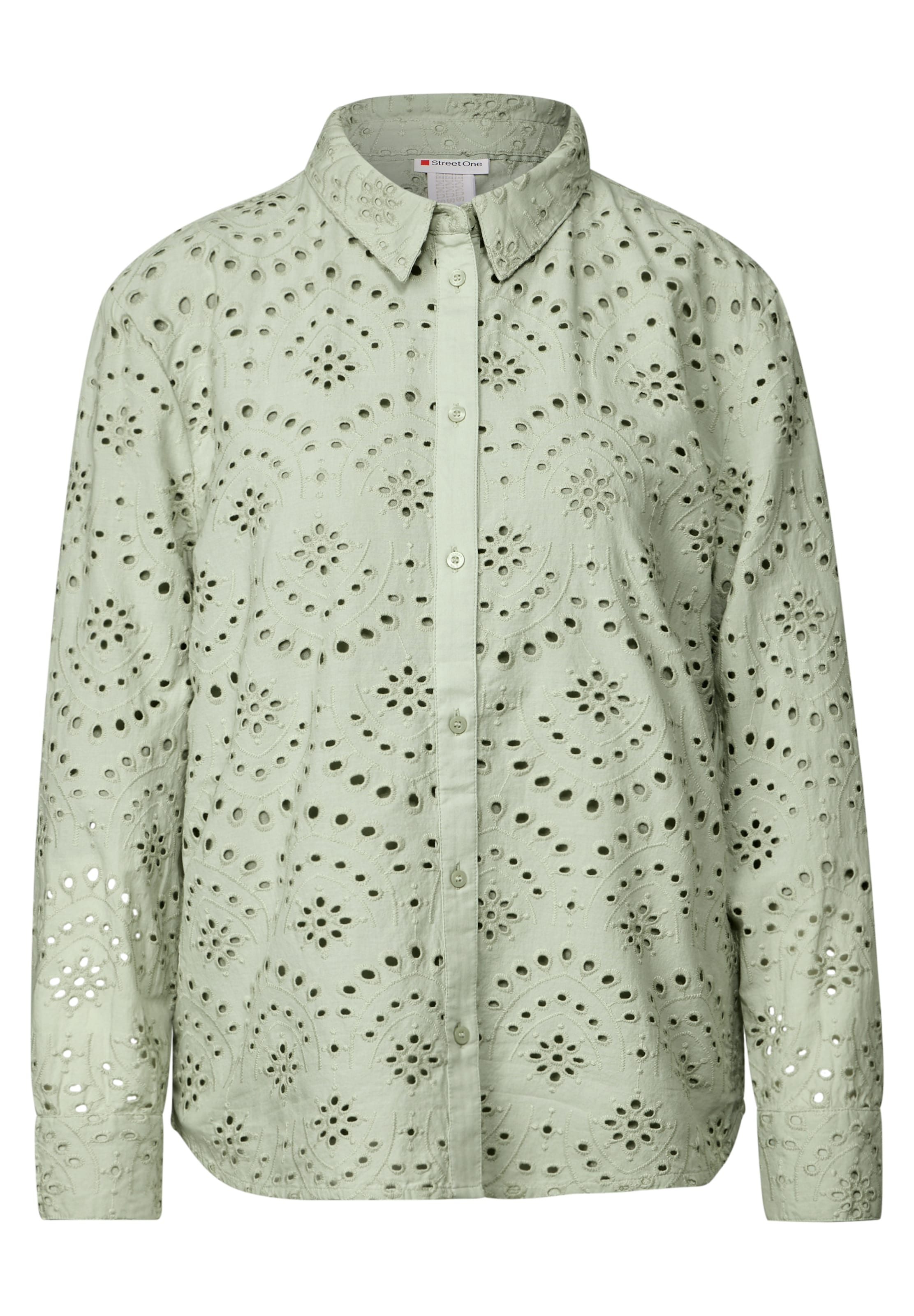 STREET ONE Blouse in Green: front
