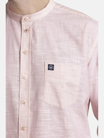 Jan Vanderstorm Comfort fit Overhemd 'Kallu' in Roze
