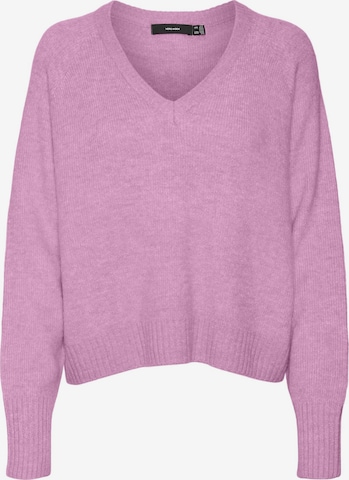 VERO MODA Sweater in Purple: front