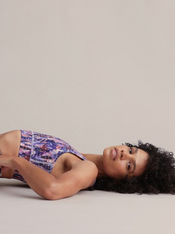 Hey Honey Bustier Sport-BH 'Racerback' in Lila