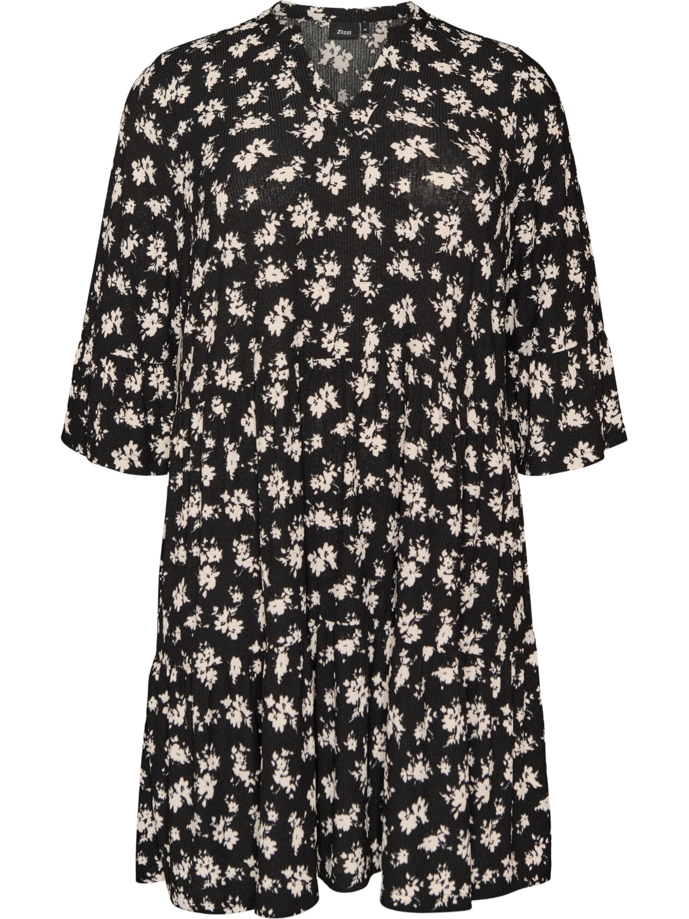 Zizzi - Vestido 'EYASMINA' em preto: frente