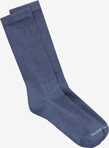 JP1880 Socks in Blue: front