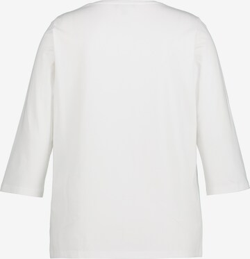 T-shirt Ulla Popken en blanc