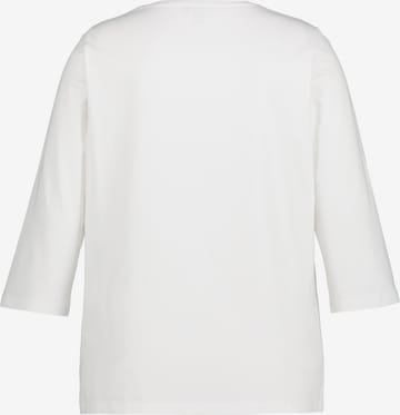 T-shirt Ulla Popken en blanc