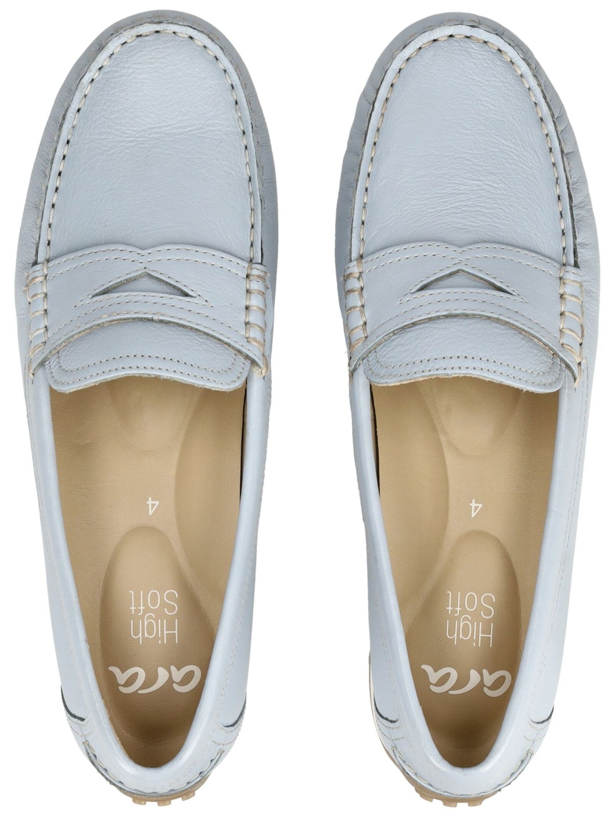 Mocassin ARA en bleu