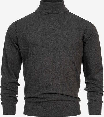 INDICODE Sweater in Grey: front