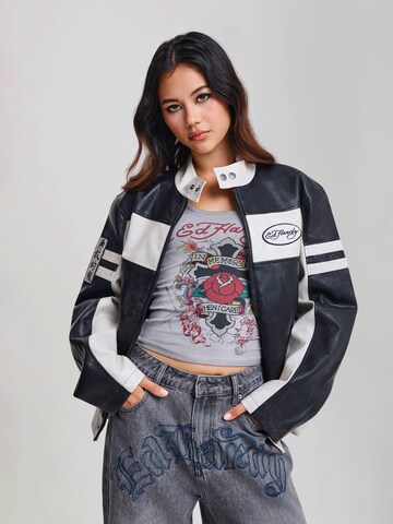 juoda Ed Hardy Demisezoninė striukė 'Los Angeles'