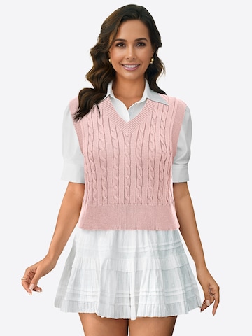 Imily Bela Pulóver - rózsaszín: elől