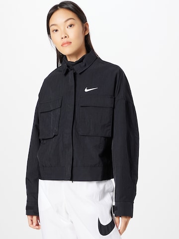 Veste mi-saison Nike Sportswear en noir : devant