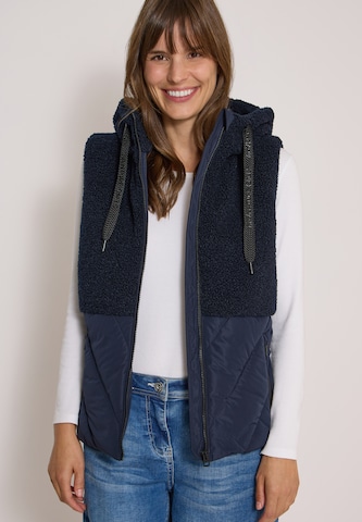 CECIL Vest in Blue: front