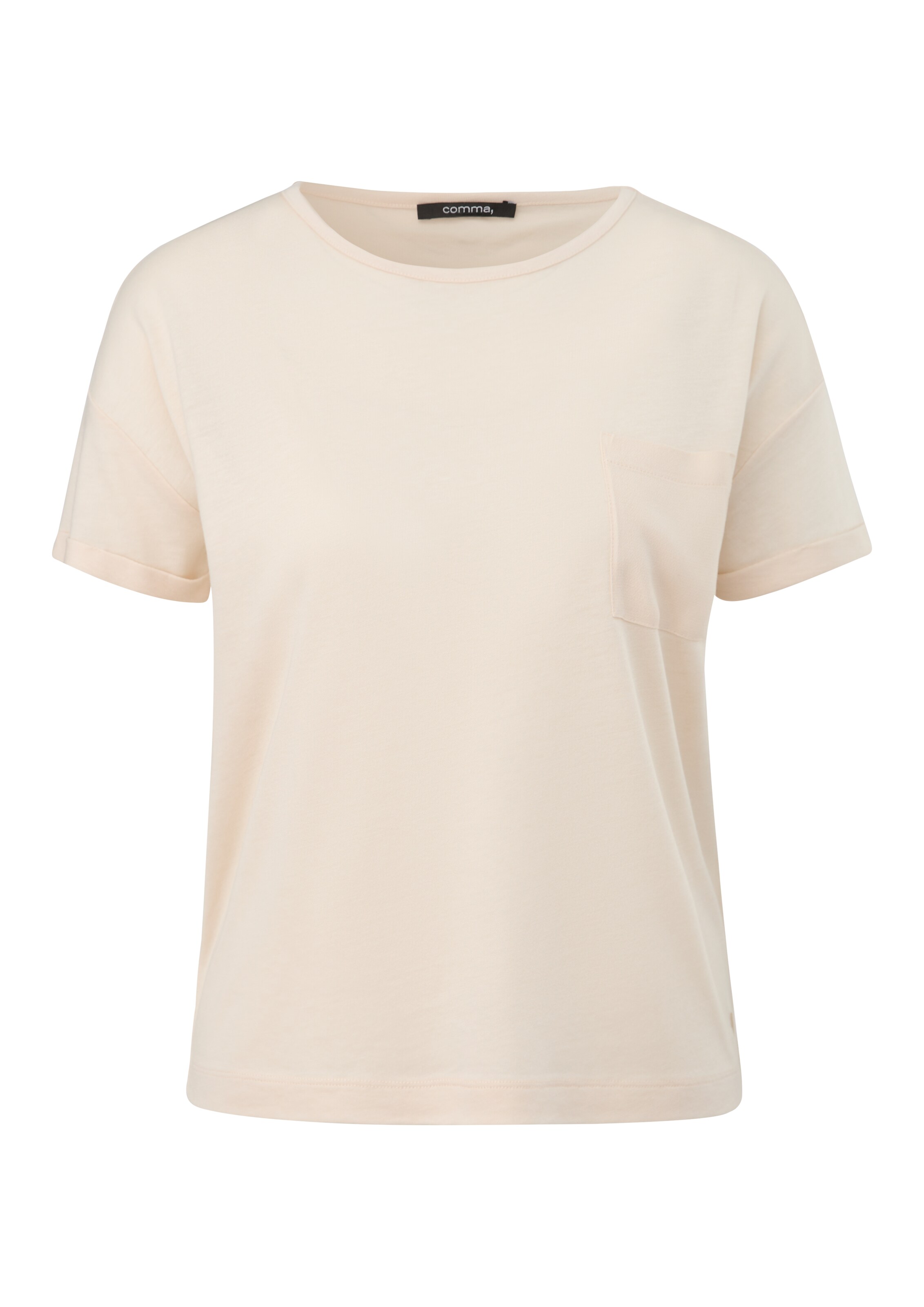 COMMA Shirt in Beige: front