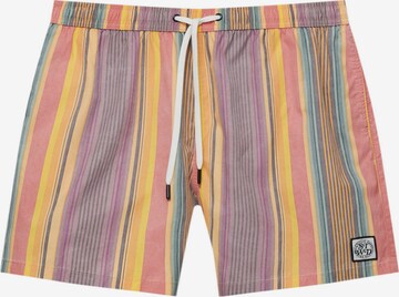 Shorts de bain Pull&Bear en mélange de couleurs : devant