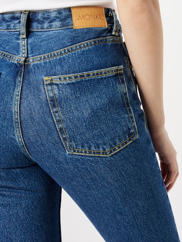 Monki Regular Jeans i blå