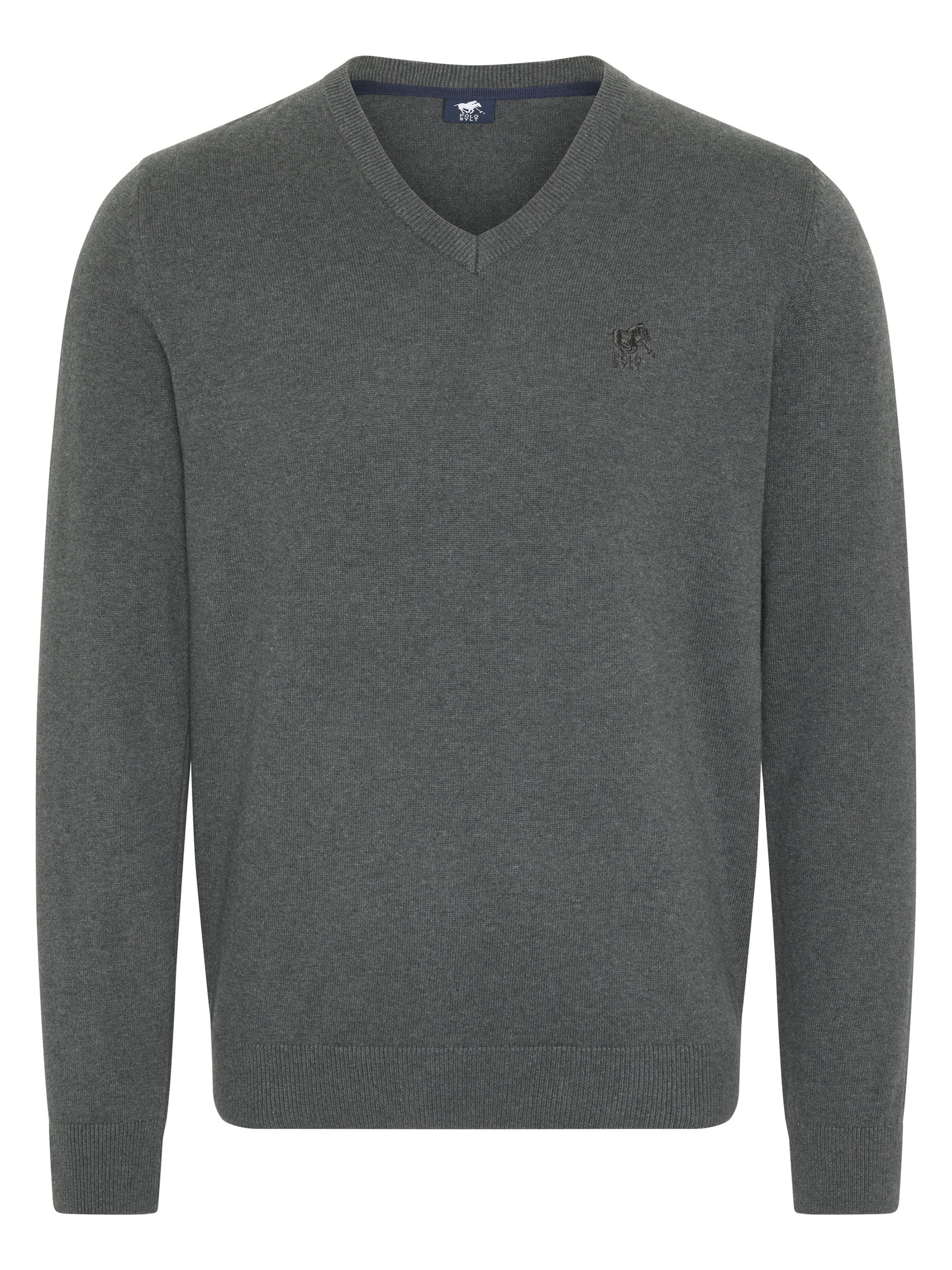 Polo Sylt Pullover in Grau: Vorderseite
