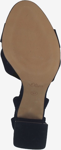 s.Oliver Strap sandal in Black