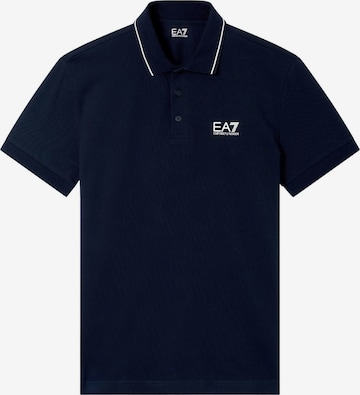 EA7 Emporio Armani Shirt 'EA7 EMPORIO ARMANI JERSEY POLO SHIRT POLO' in Blue: front