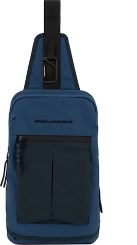 Piquadro Crossbody Bag in Blue: front