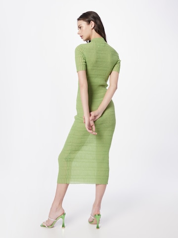 WEEKDAY Knit dress 'Claire' in Green