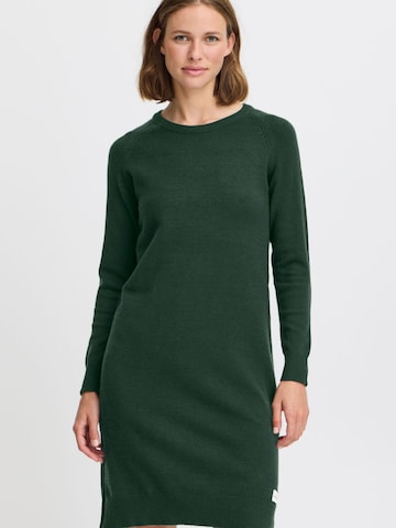 Robes en maille ' Mareen ' Oxmo en vert : devant