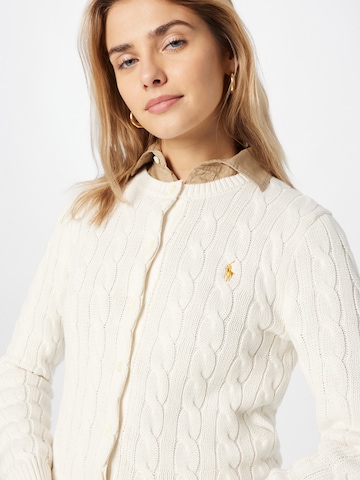 Geacă tricotată de la Polo Ralph Lauren pe alb