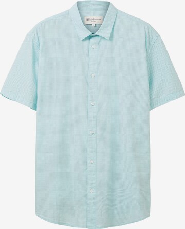 TOM TAILOR Button Up Shirt in Blue: front