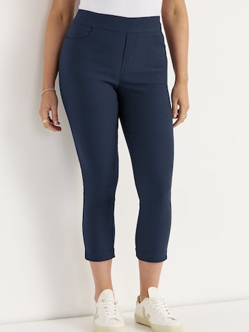 Cellbes of Sweden Slimfit Broek in Blauw: voorkant
