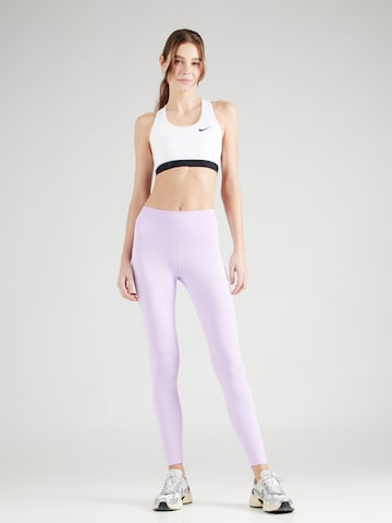 NIKE Skinny Športne hlače 'ONE' | vijolična barva