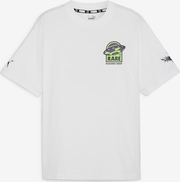 PUMA Shirt 'Melo x Toxic' in Wit: voorkant