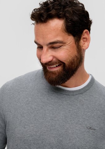 s.Oliver Men Big Sizes Свитер в Серый