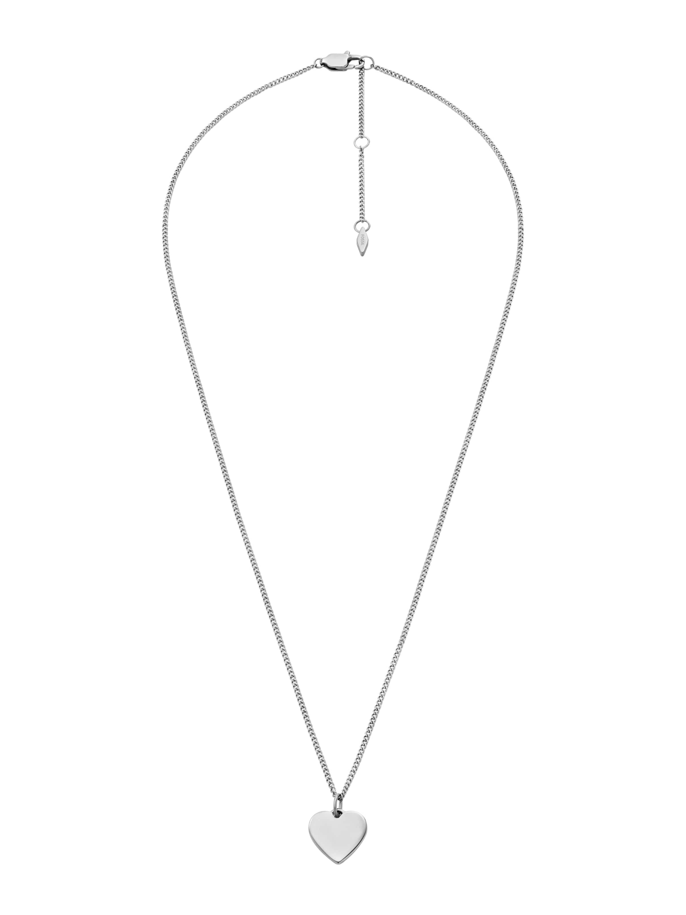 FOSSIL Řetízek 'DREW' – stříbrná: přední strana