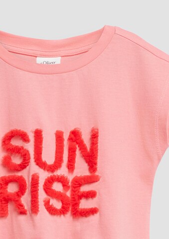 T-Shirt s.Oliver en rose