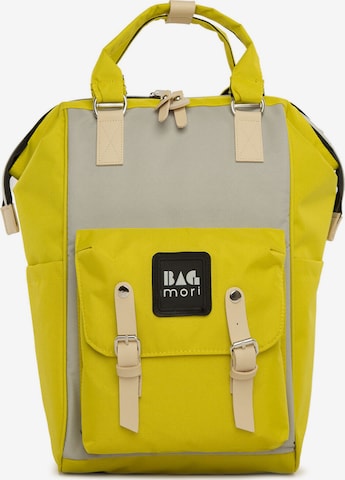 BagMori Rucksack in Gelb: predná strana