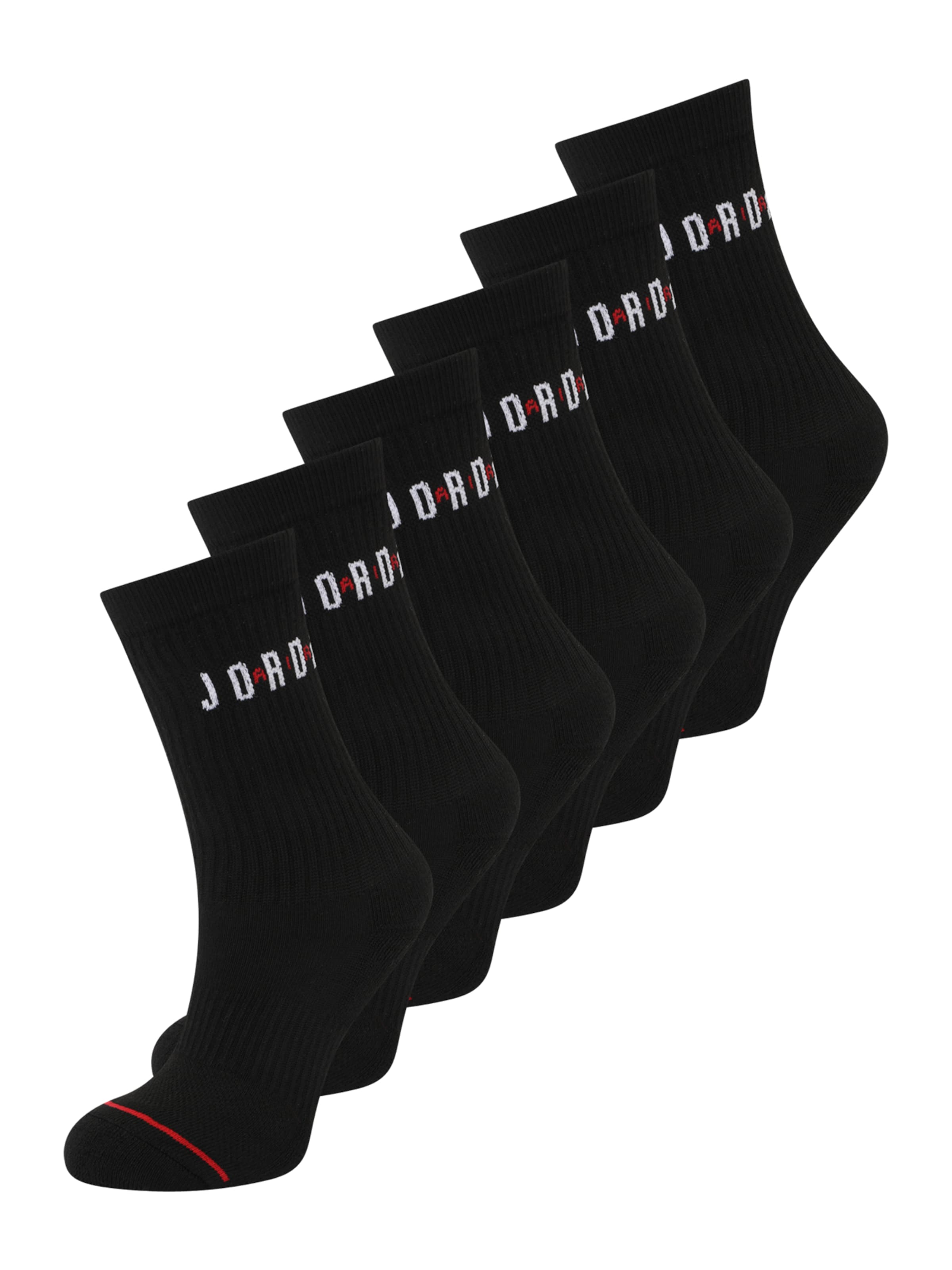 Șosete 'Everyday' de la Jordan pe negru: față
