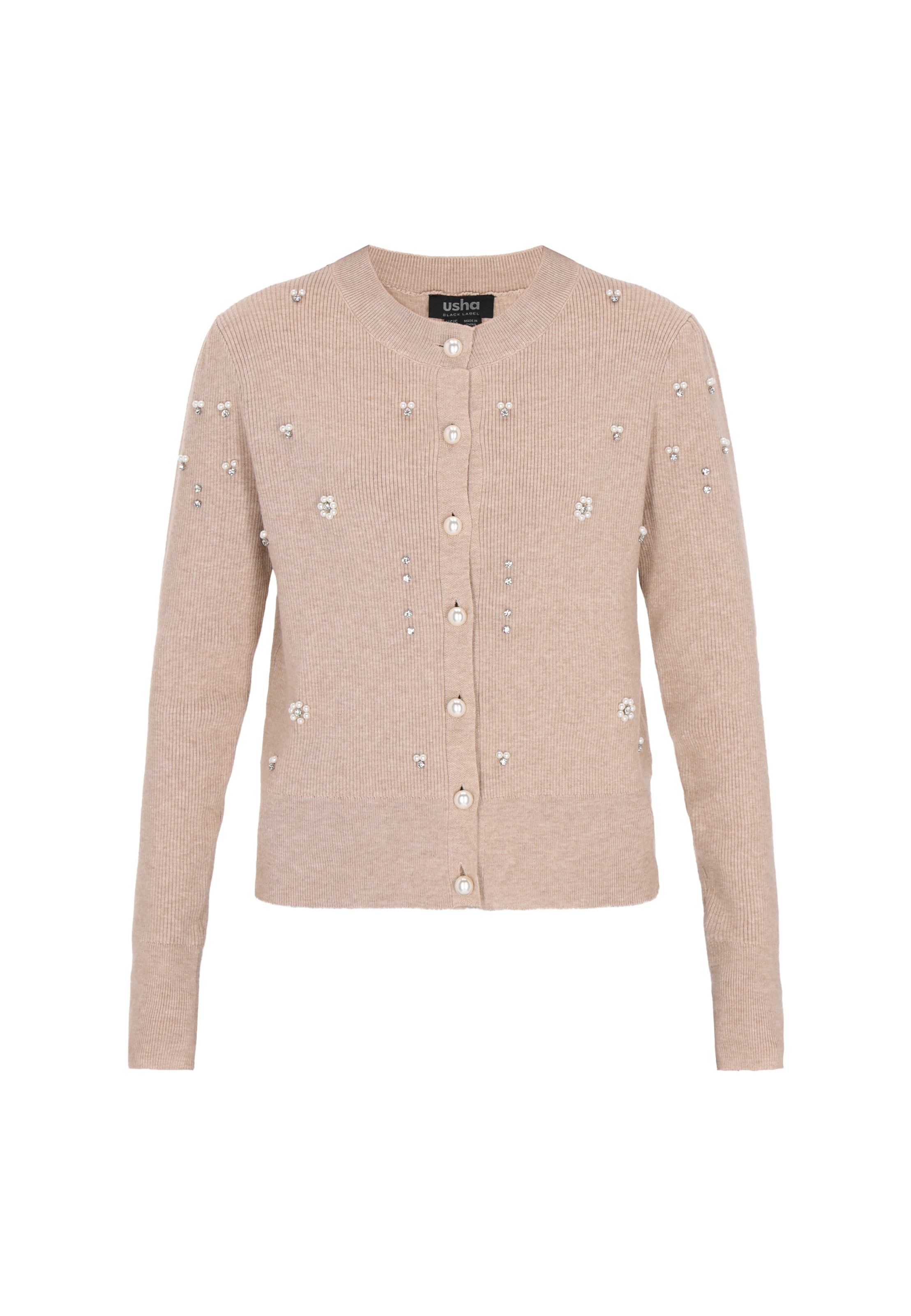 usha BLACK LABEL - Cárdigan en beige: frente